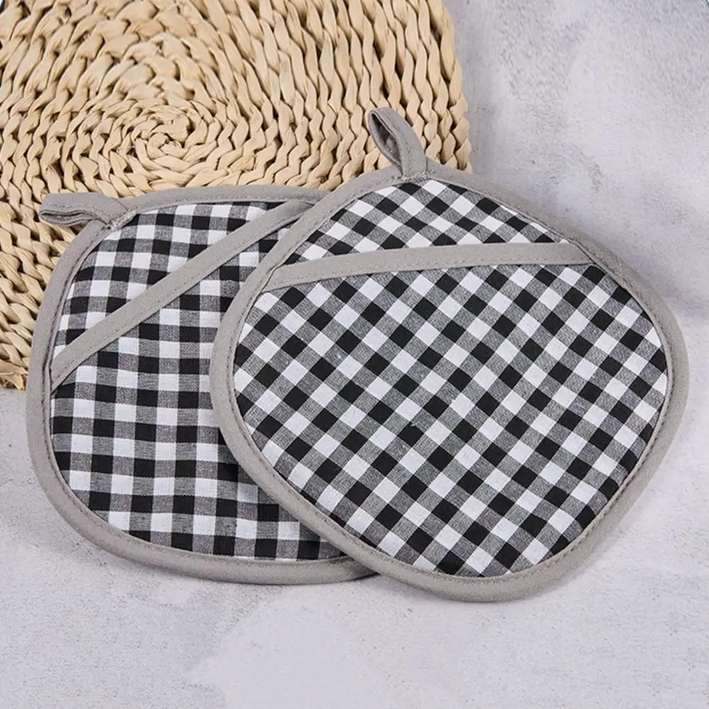 Silicone Grip Heat Pad Silicone Insulation Pad Pot Holders Set Non slip Heat Resistant Potholders