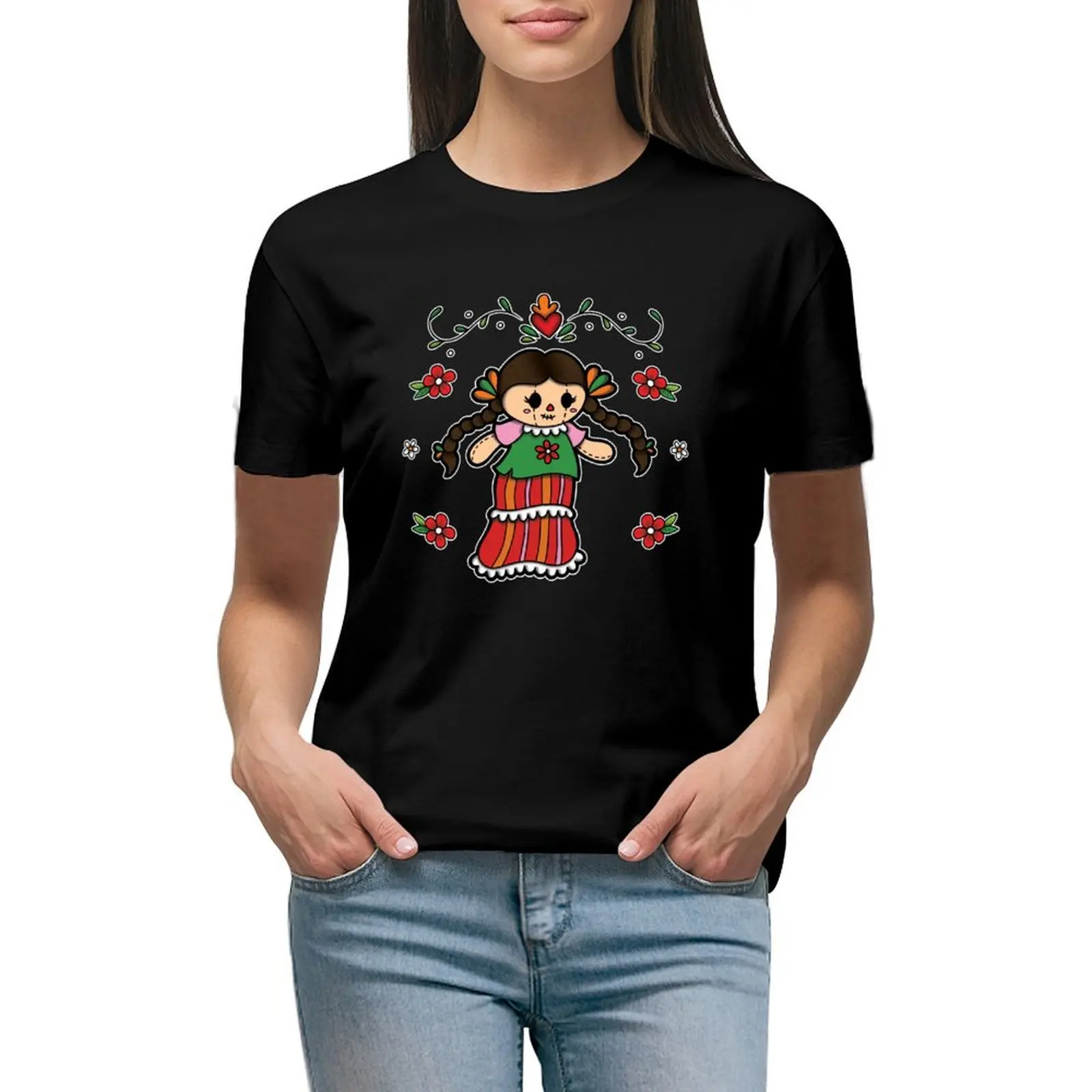 

Mueca Maria T-shirt funny tees tops t-shirts for Women pack