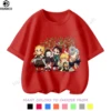 2024 2024 Kids Clothes Demon Slayer: Kimetsu No Yaiba Short Sleeve Summer Top Shirts Children's T-shirt MINISO Japanese Anime 5