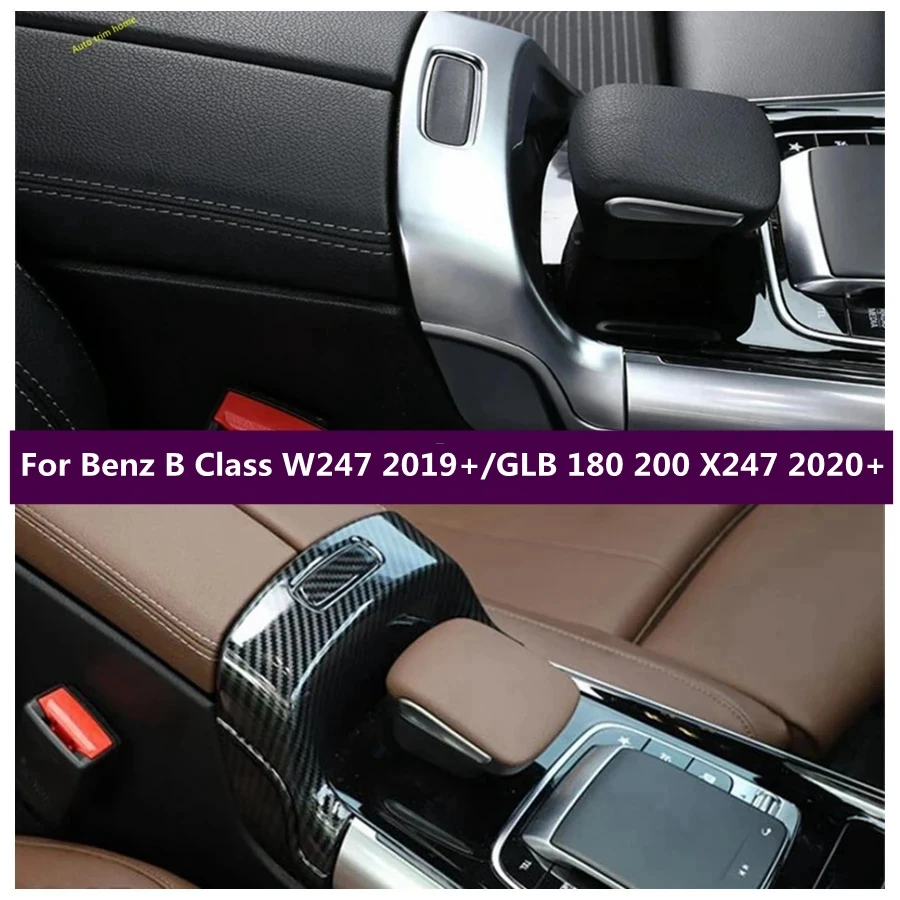 

For Benz B Class W247 2019 - 2022 / GLB 180 200 X247 2020 - 2023 Center Console Armrest Storage Box Switch Button Frame Cover
