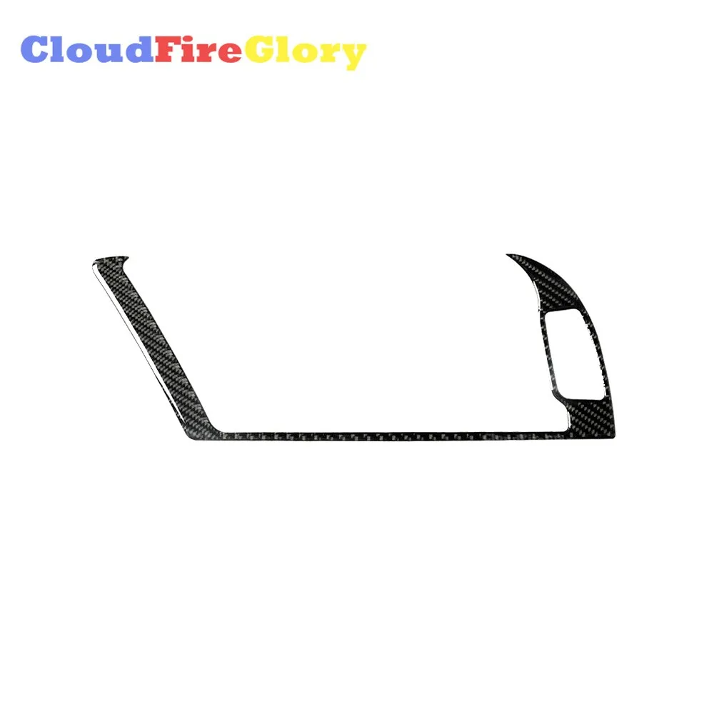 

For Audi B8 A4 2009-2016 Carbon Fiber Black Outer GPS Navigator Panel Trim Frame Cover Sticker Left Hand Driver Cars