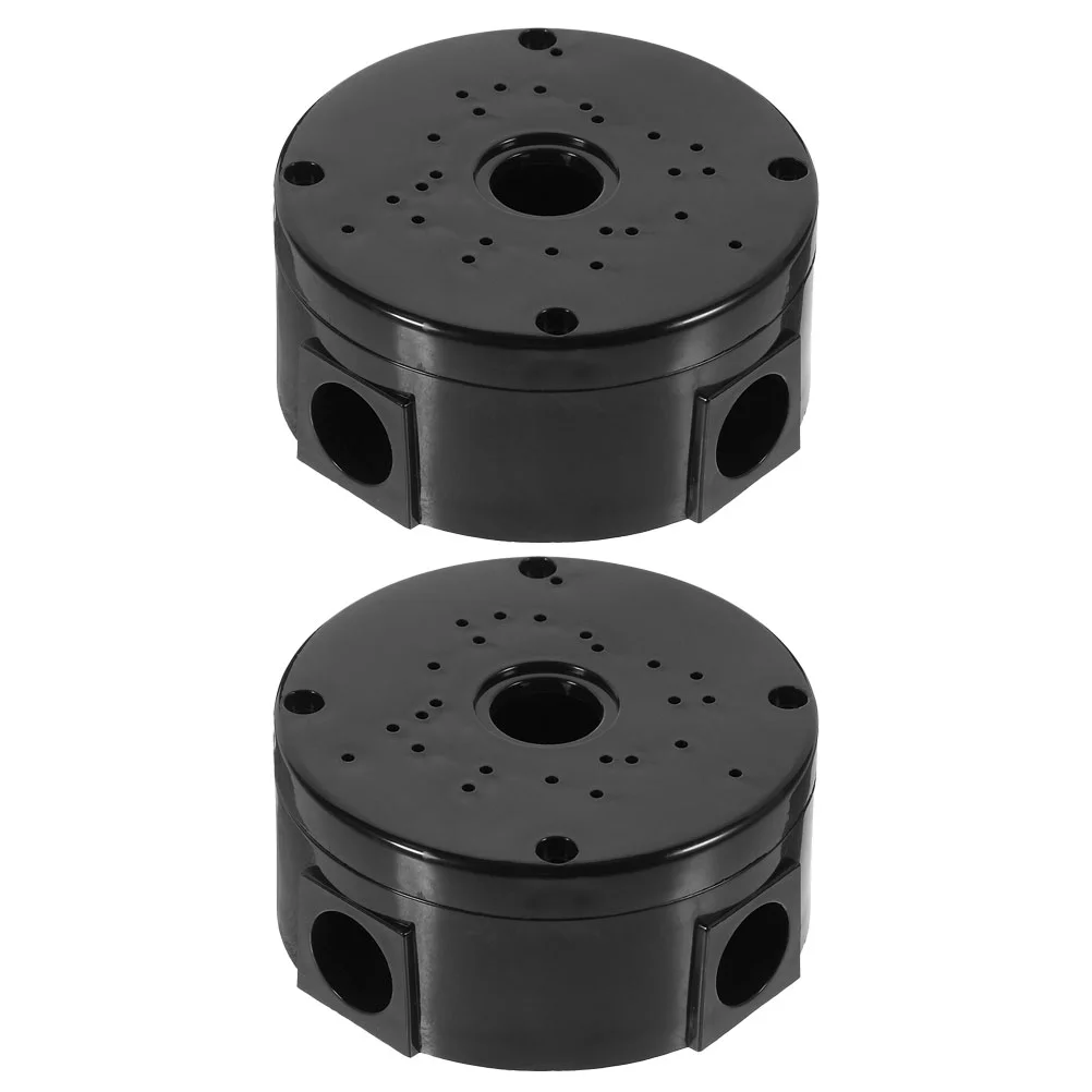 2 Pcs Waterproof Cable Box Security Cover for Wire Dust-proof Pp Cord Outdoor