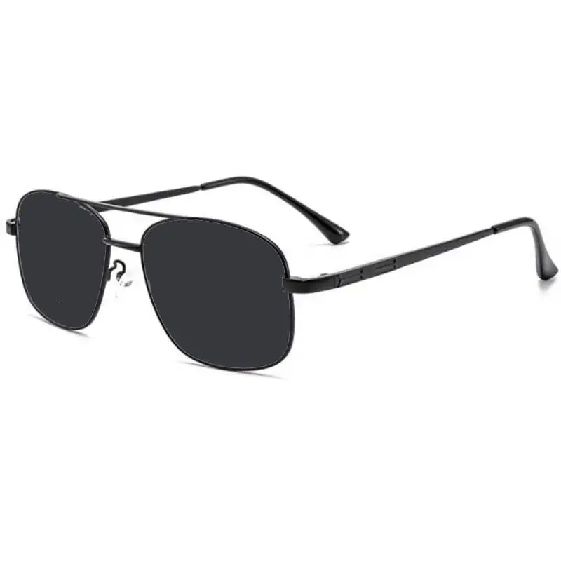 Alloy Glasses Men big Square Myopia Prescription Eyeglasses Women Metal Full Optical Eyewear 2256 SPH 0 -0.5 -0.75 -1.0 TO -6.0 5