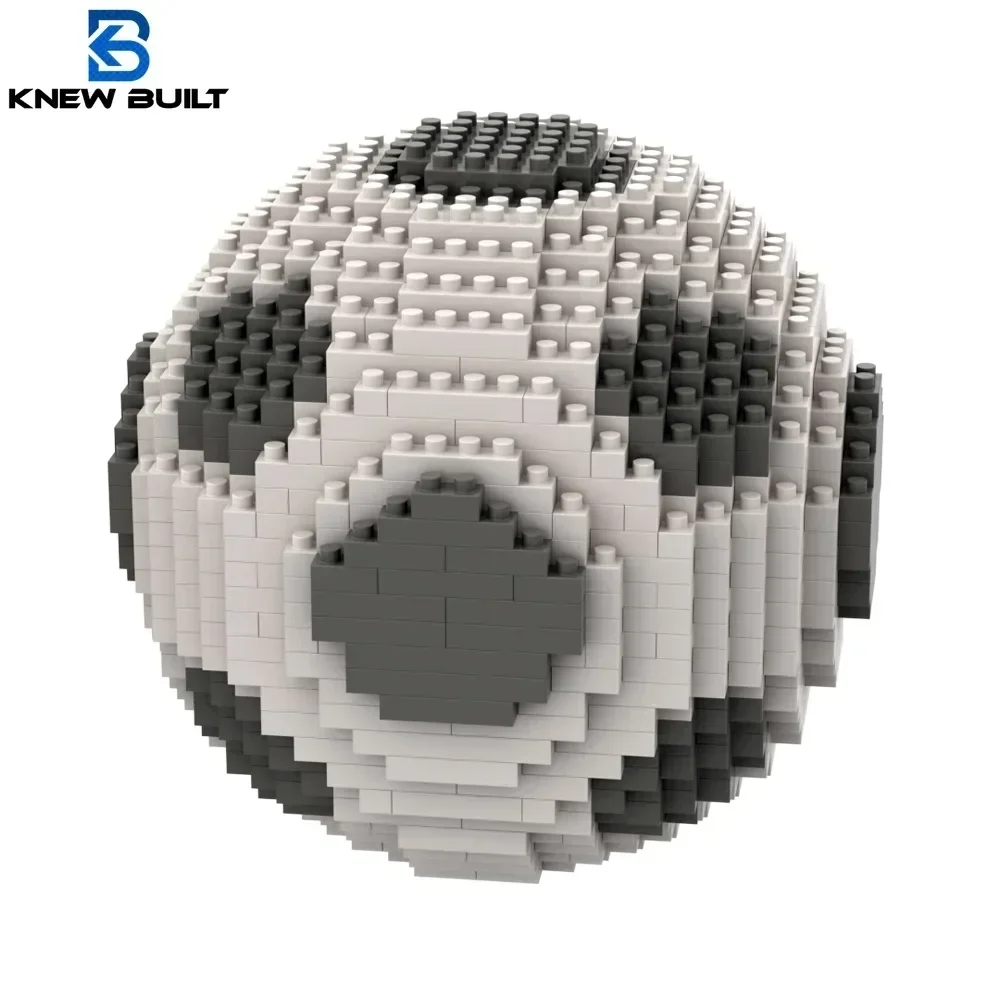 WEHN BUILT Fußball Modell Mini Bausteine Klassische Dekoration Kinder Montieren Spielzeug Fußball Funs' Geschenk Ziegel