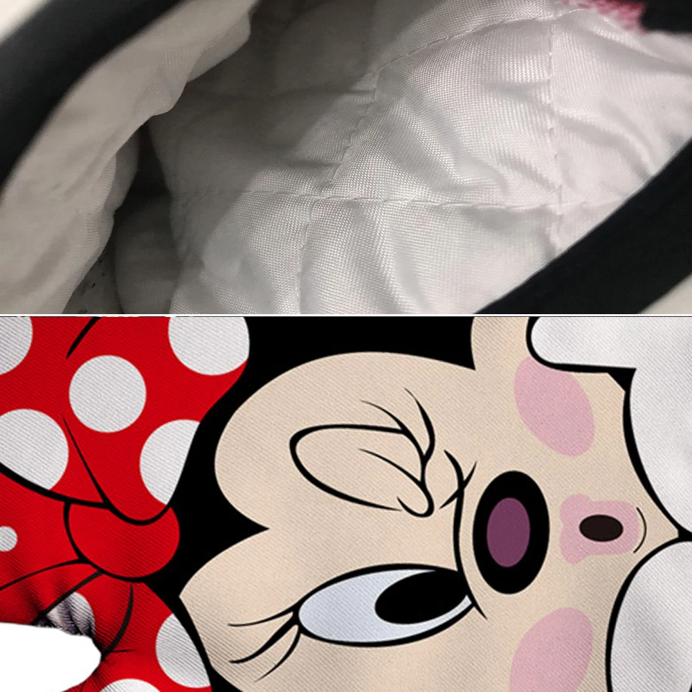 MINISO Disney Microwave Oven Mitts Anti-scalding Gloves Mickey Mouse Oven Mitten Potholder Insulation Mat Baking Kitchen Tool silicone oven mitts kitchen gloves silicone oven gloves cotton pot holders silicone oven protector