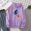 Finding Nemo Women's Fashion Trendy Hoodie Cartoon Cute Fish Hoodie Casual Round Neck Sweatshirt Winter Women's 90's Tops 2