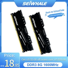 SEIWHALE-memoria DDR3 de escritorio, dispositivo interno de doble canal, 8GB1333MHz 1600MHz 1866MHz