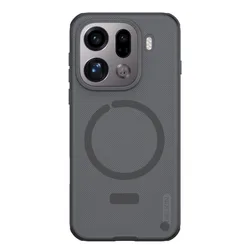 NILLKIN Magnetic Shockproof Frosted TPU Case with Built - in Magnet - Find X9 (Transparent Black)