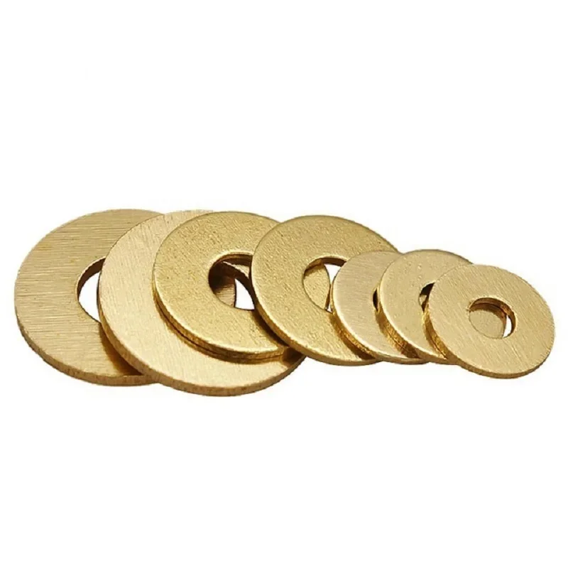 Description Picture 3 of itemFree delivery Standard and non-standard Copper Sheet Metal Collar Brass Disc Flat Washer Gasket Ring M16 M18 M20 M22 M24 M27 M30