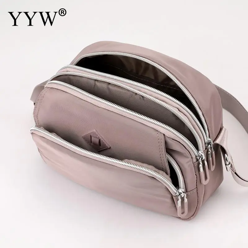 Fashion Women Shoulder Messenger Bag Waterproof Nylon Crossbody Bag Female Large Capacity Casual Travel Zipper Handbags Purse