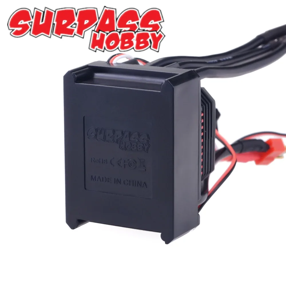 ESC Surpass 150A 3-6S Brushless Etanche pour RC 1/10 1/8 Buggy Monster