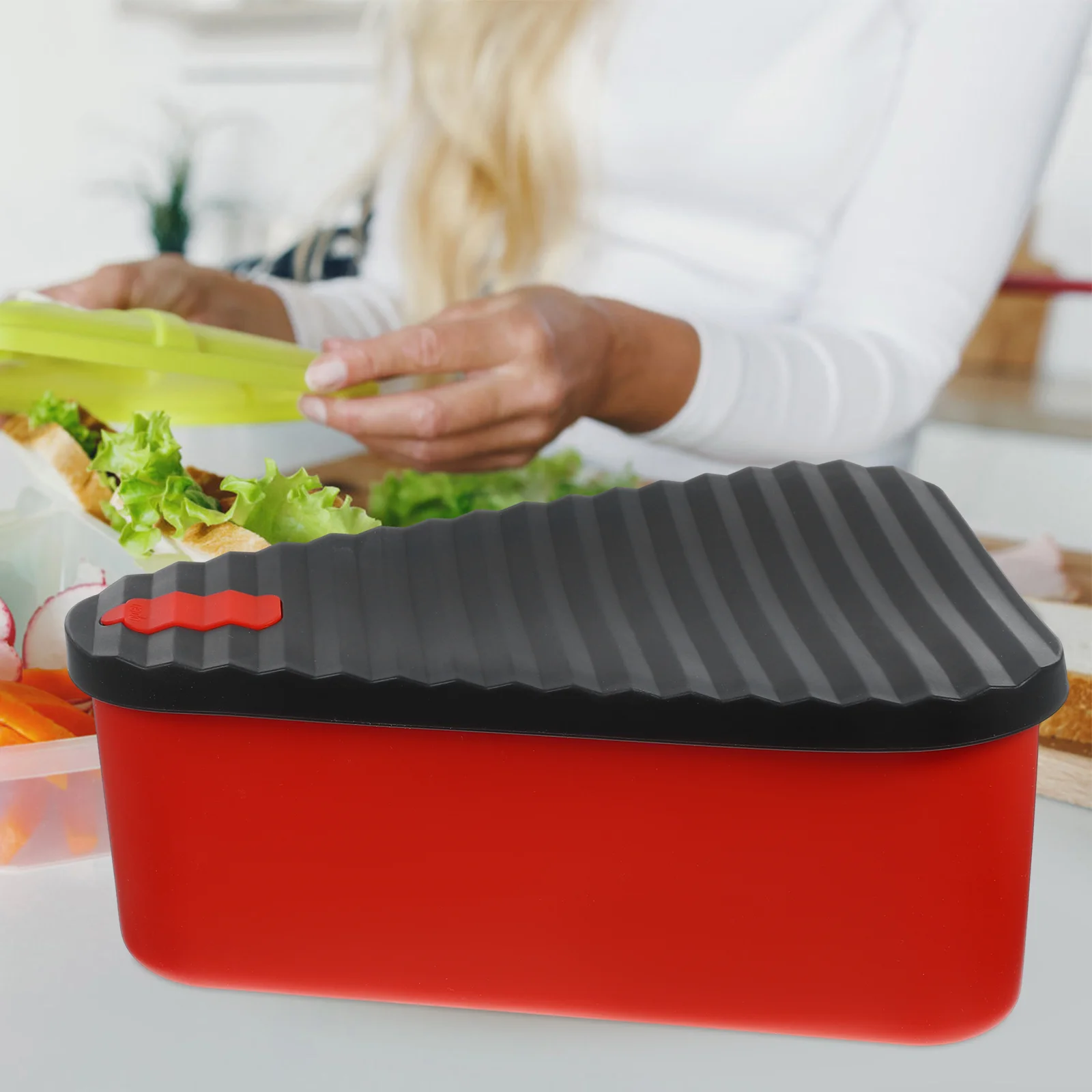 

Pizza Boxes Silicone Container Slice Carrier Storage Multi-function Case Holder Pie Packing