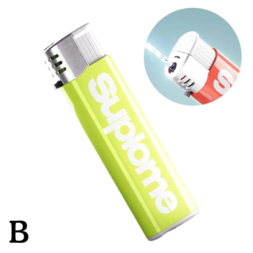 Funny Lighter Water Gun Gadgets Trick Or Treat Prank Kids Toy Stress Release Toy Press To Spray Water For Party Favors Gift