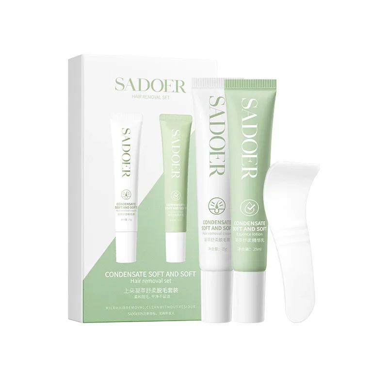 

Набор для Депиляции Тела, освежающий Крем для удаления волос, мягкий, не раздражающий, увлажняющий, гладкий лосьон для удаления волос, быстрая депиляция