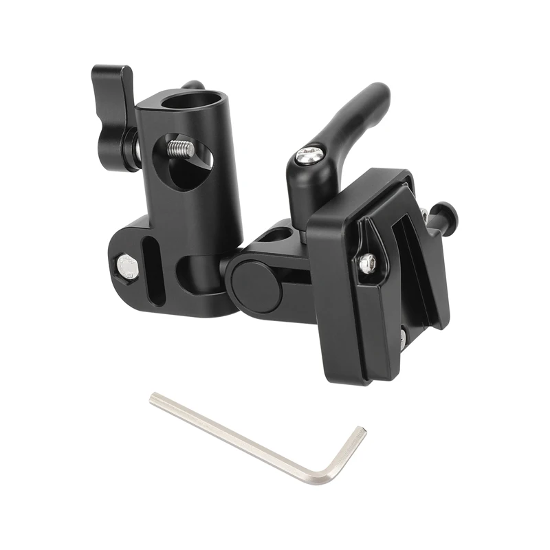 Quick Release V-Lock Mount to C-Stand/Baby Pin Adapterc