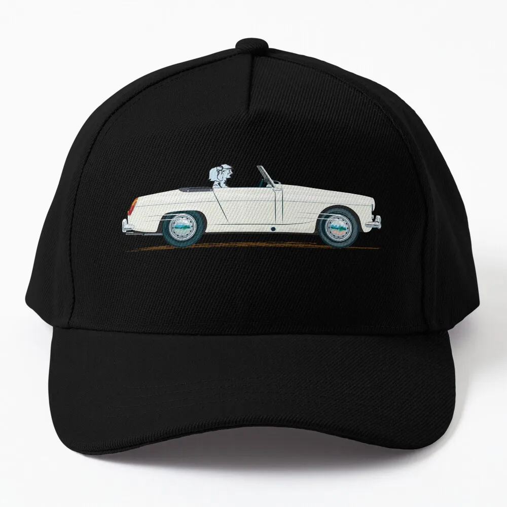 

Old English White Midget (Austin Healey Sprite) Baseball Cap Sunscreen Fluffy Hat Women Hat Men'S