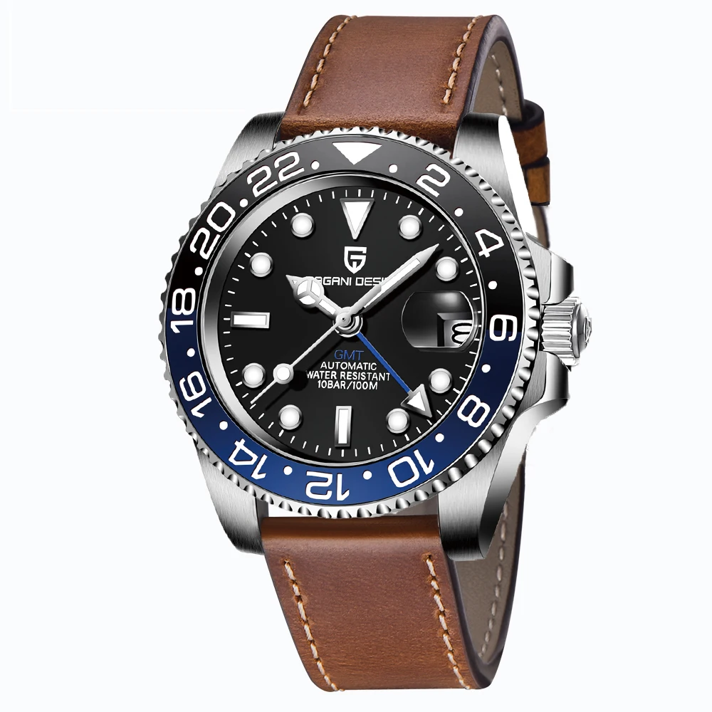 

PAGANI Дизайн 20 мм модный и удобный кожаный ремешок 220 мм Идеальная длина для PD-1676, PD-1662, PD-1644, PD-1692