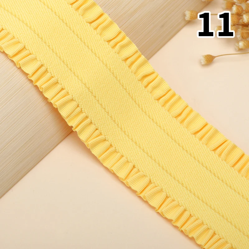 1m Wave Elastic Band for Sewing Trousers Skirt Belt Rubber Bands Ribbon Clothes Waistband Tape DIY Accessories 5cm Width