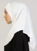 Wrinkle Modal Jersey Hijab Instant Hijab Muslim Innerscarf For Woman Under Cap Hat Lady Solid Soft Headscarf Crystal Hemp Bonnet 4