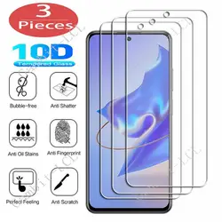 Premium Tempered Glass Screen Protector Set - Pack of 3 for Tempered glass (For Blade V30)