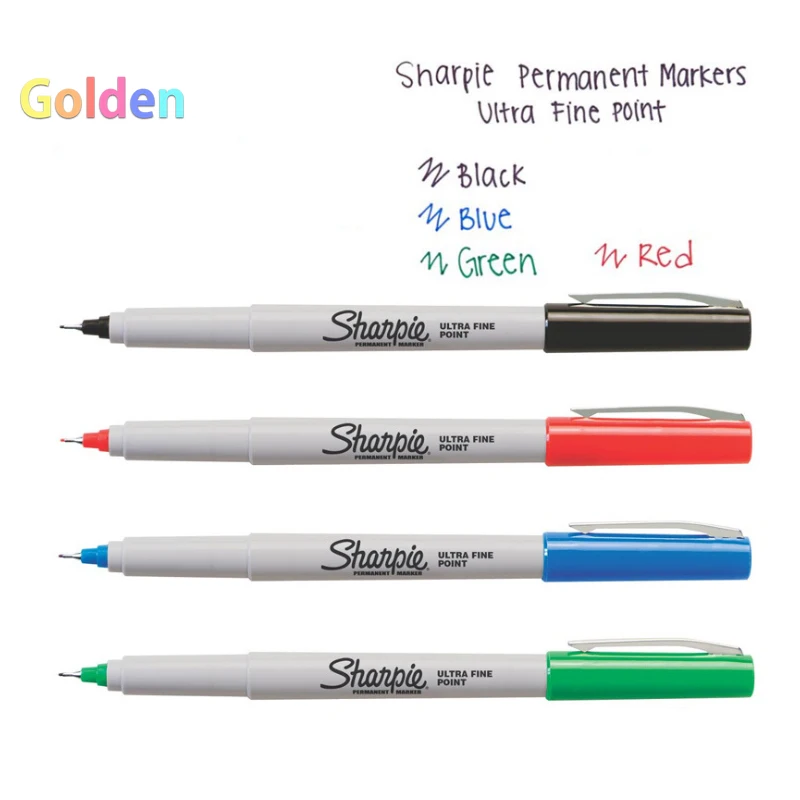 Sharpie 37001 37002 37003 37004 Permanent Markers, 0.5mm Ultra Fine Point  Lays Down Razor Sharp Lines; Pack of 12 Pens - AliExpress