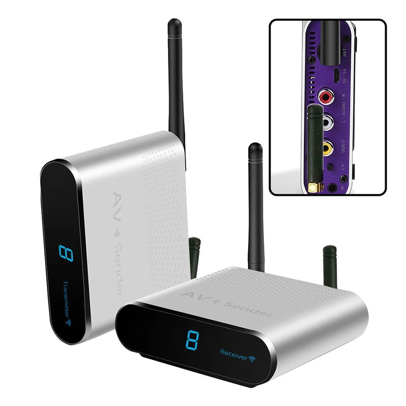 

Передатчик AV230, приемник 2,4 ГГц, передатчик ИК сигнала до 300 м, AV передатчик, ТВ-приставка, игровая камера видеонаблюдения