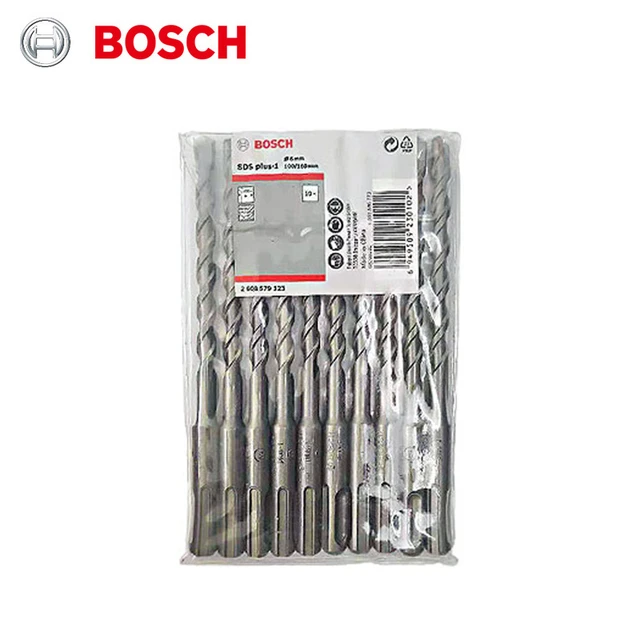 Bosch-Jeu de forets à percussion SDS Plus-1, 2 puits, 2 rainures