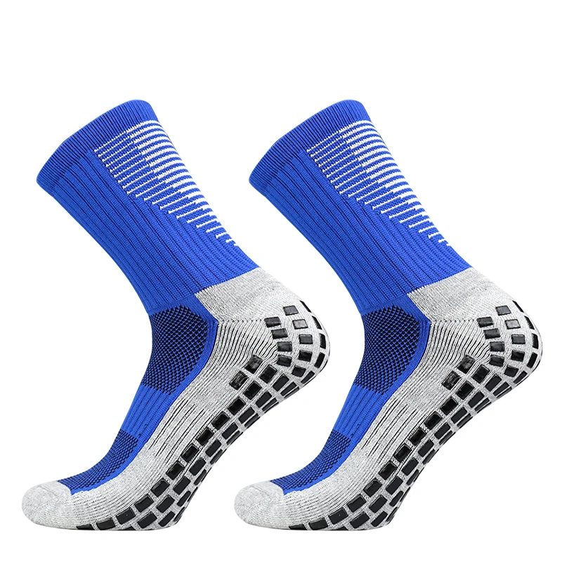 Enhanced Sports Performance Grip Socks for Men and Women - Non-Slip Silicone Bottom for Football, Soccer, and Basketball