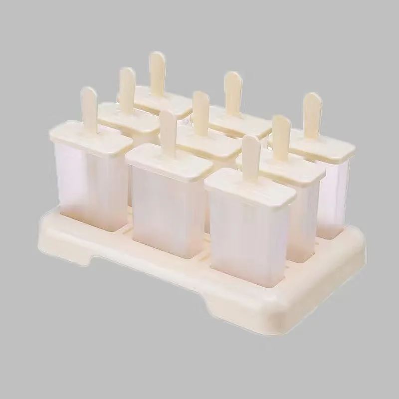 Ice Cream Mold 9 Ice Popsicle Mold Set Homemade Household Reusable Cream with Stick Creative Kitchen Accessories ice mold ice cream molds