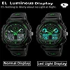 2017 New SKMEI Men Sports Watches Dual Display Digital Quartz Watch Men Waterproof Casual Outdoor Electronic Wrist Watches 5