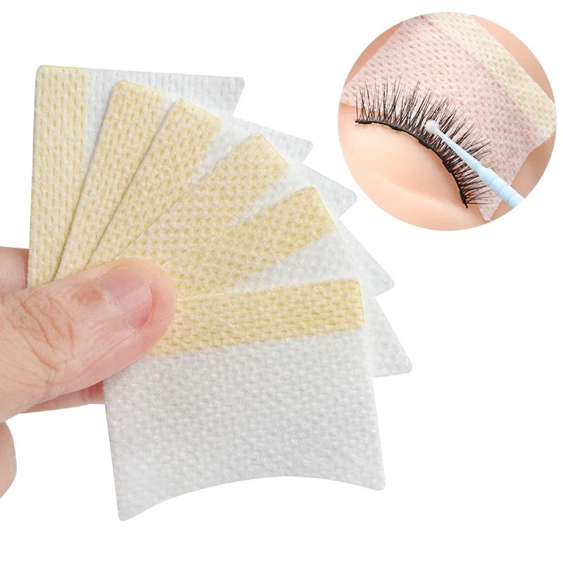 Eyelash Patches Eyelash Patch Eyelash Pads Eyelash Accessories Eyelash Extension Supplies 40Pcs Disposable Cotton eyelashes Patch Sticker For Removing False Lash Eye Pads Women Makeup Tools