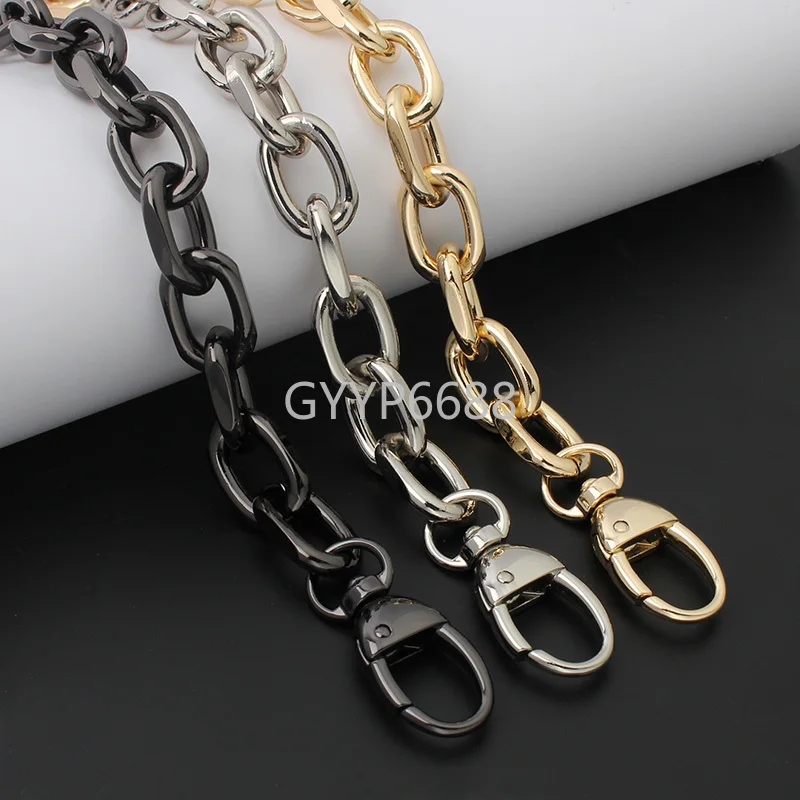 45-60-100-110-120cm length 16mm wide 3 colors aluminum meterial chains new products for purse and diy handbags bag chain strap