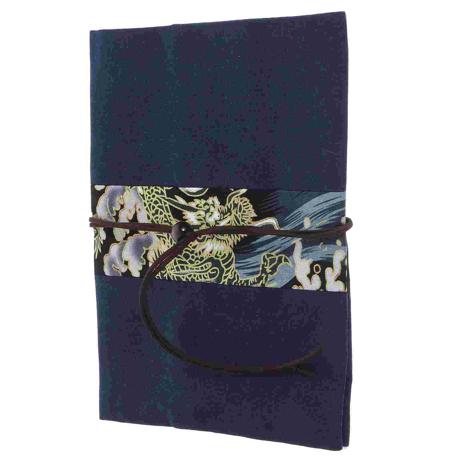 Book Cover Sleeve Protector A5 Book Covers Hardcover Soft Cloth Book Protector Flower Pattern Adjustable Book Sleeve Notebook