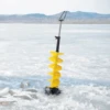 Cordless Nylon Corrosion Resistance Ice Drill Auger with Centering Point Blade 8In Ice Auger Bit for Ice Drilling 1