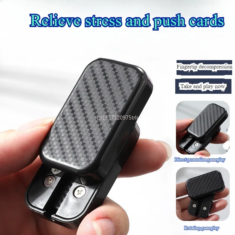 Fidget Unlimited Position Card Pushing Fingertip Gyroscope Adult Stress-relieving Toy ADHD Tool EDC Toy Kids' Gift Stress Toys