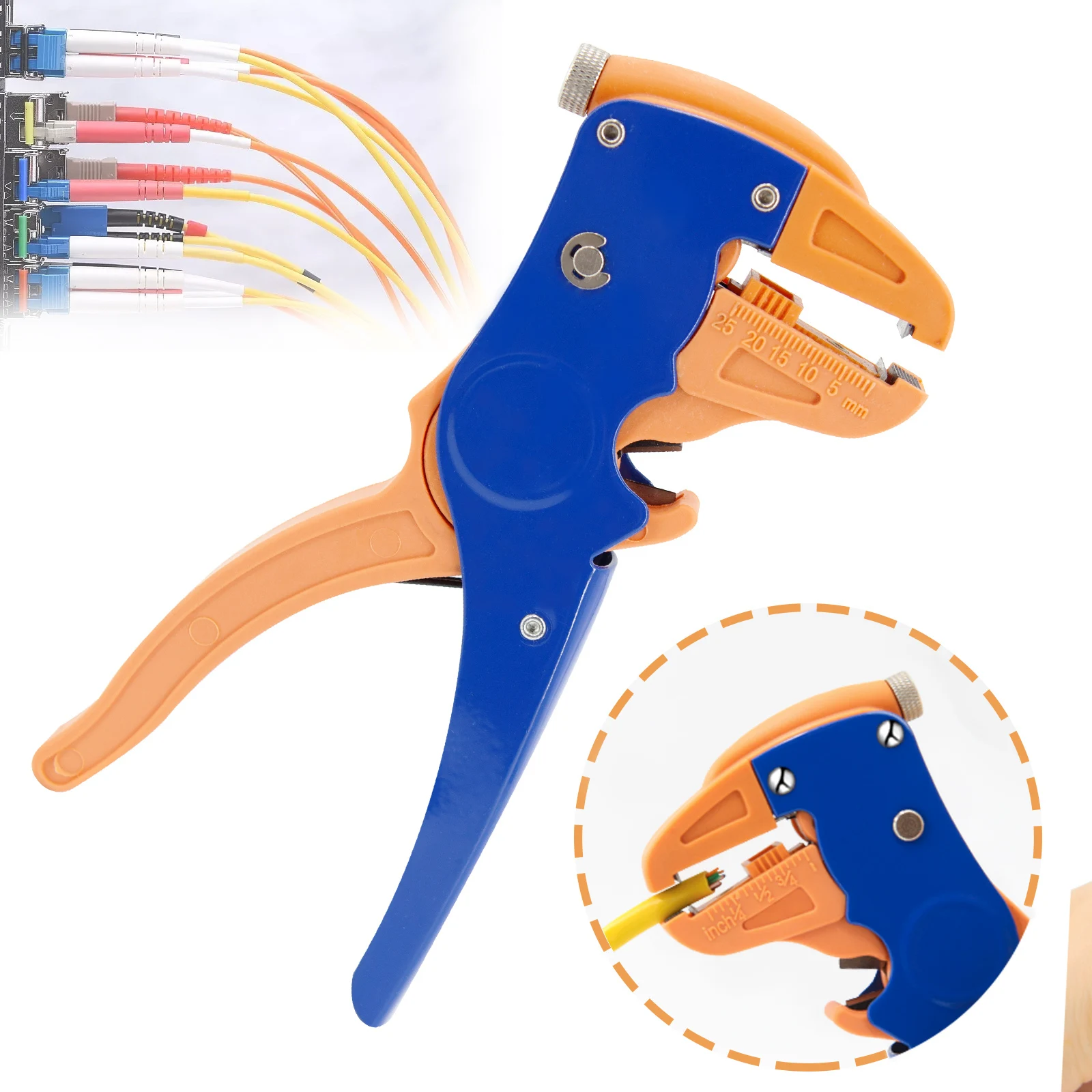 AutomaticSelfAdjustingCableWireStripperCrimperStrippingCutter
