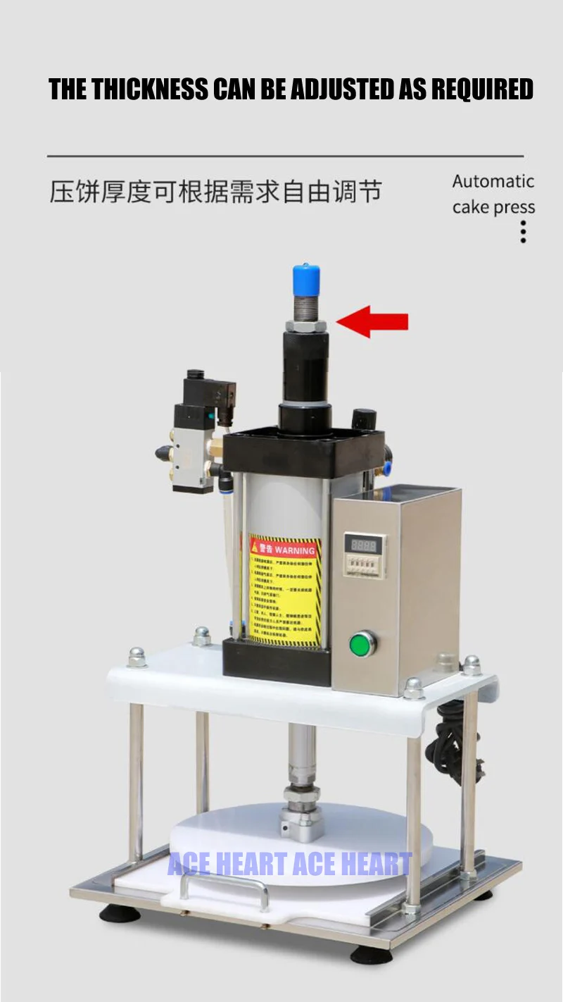 Description Picture 5 of itemElectric 20cm 25cm 30cm 35cm 40cm Pizza Dough Press Machine Dough Roller Sheeter Tortilla Maker Pancake Machine