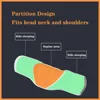 Neck Pillow Cervical Pillow Cylindrical Memory Foam Stiff Neck Pain Relief Sleeping Travel Bolster Pillow for Bed Back Sleepers 5