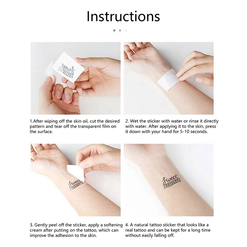 10 Sheets Black Temporary Tattoo Diy Tear Mole Stickers Water Transfer Body Art Dot Fake Tattoo Eye Corner Beauty Makeup Moles