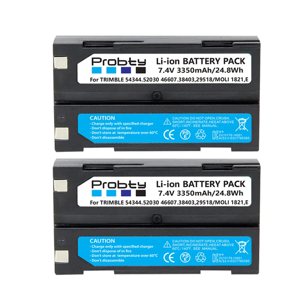 Batteria 3350Mah D-Li1 Per Trimble 54344, 29518, 46607, 52030, 38403, R8, 5700, 5800, R6, R7, R8, Pentax D-Li1