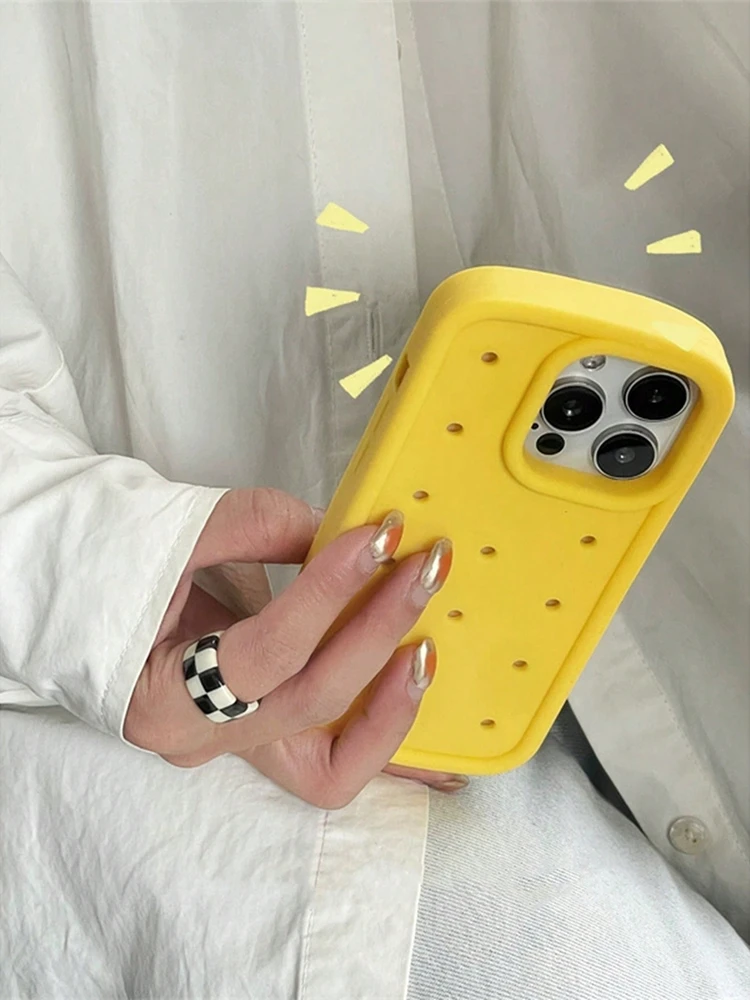 INS Hot Cheese Breathable Soft Silicone Cooling Case - Solid Color Shell