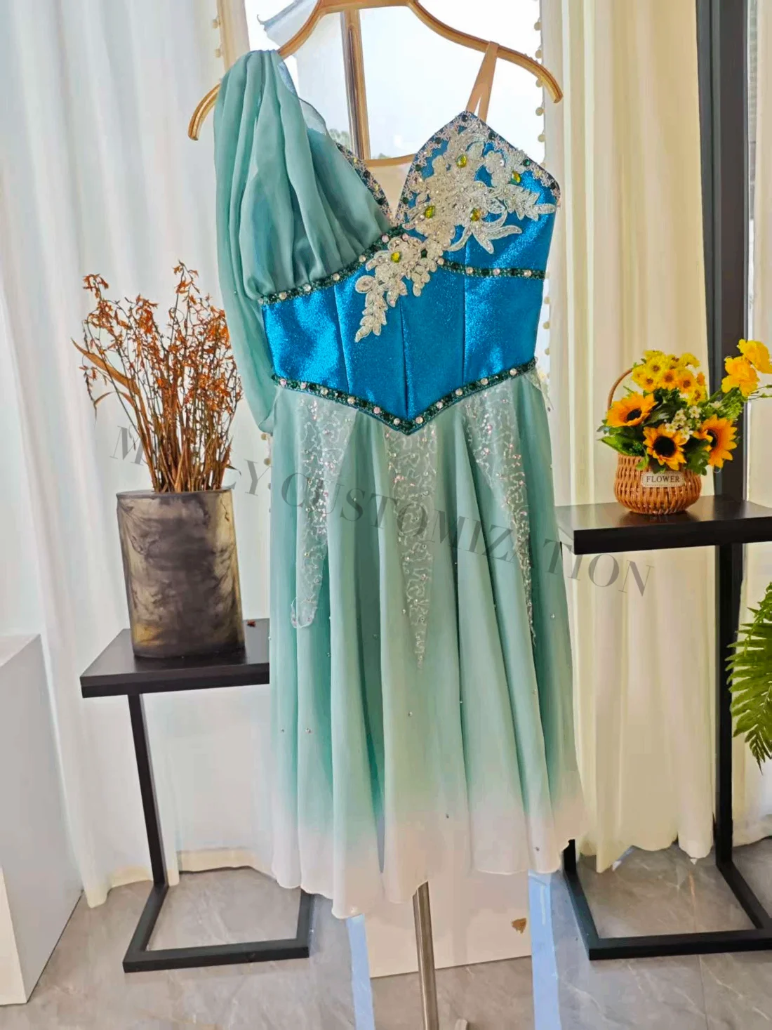 Neues maßgeschneidertes Ballett-Performance-Schleierkleid mit Piraten-Tchaikowsky-Variationen für Erwachsene und Kinder – Detail 3