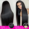 30 Inch Bone Straight Lace Front Wigs Human Hair 13x6 250 Density Hd Lace Frontal Wig 13x4 Brazilian Hair Pre Plucked For Women 5