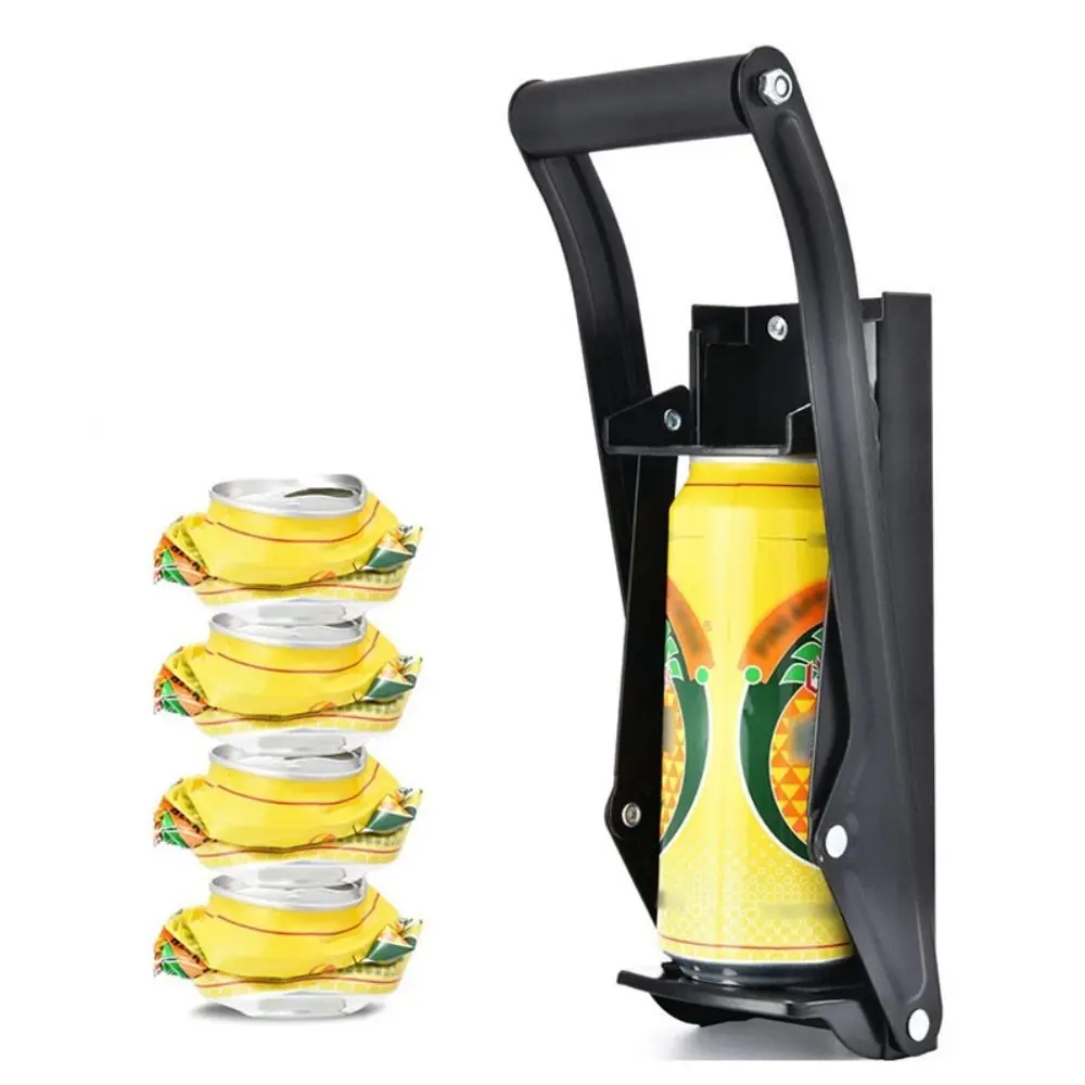 

Wall-mounted Can Crusher Heavy Duty Space-saving Manual Beer Pull Can Crusher Metal with Bottle Opener Can Presser Bar