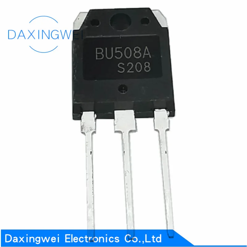 10pcs/lot Bu508a Bu508 To-3p 8a 1500v 125w To-3p Power Switch Tube ...