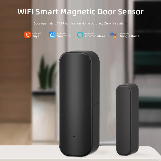 Sensore Porte E Finestre Zigbee 3.0 - Per Smart Home - Funziona Con Alexa E Google Home - Necessario Hub