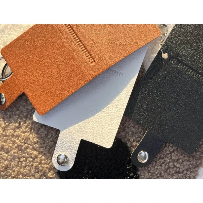Photo Album 2Pack with Keychains Insert Pocket Organizers Mini PU Leather