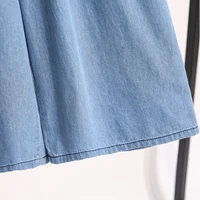 2026 High Waist Loose Fit Wide Leg Jeans Women Plus Size Casual Straight Workwear Trousers Summer Autumn Denim Capri Pants - Image 6