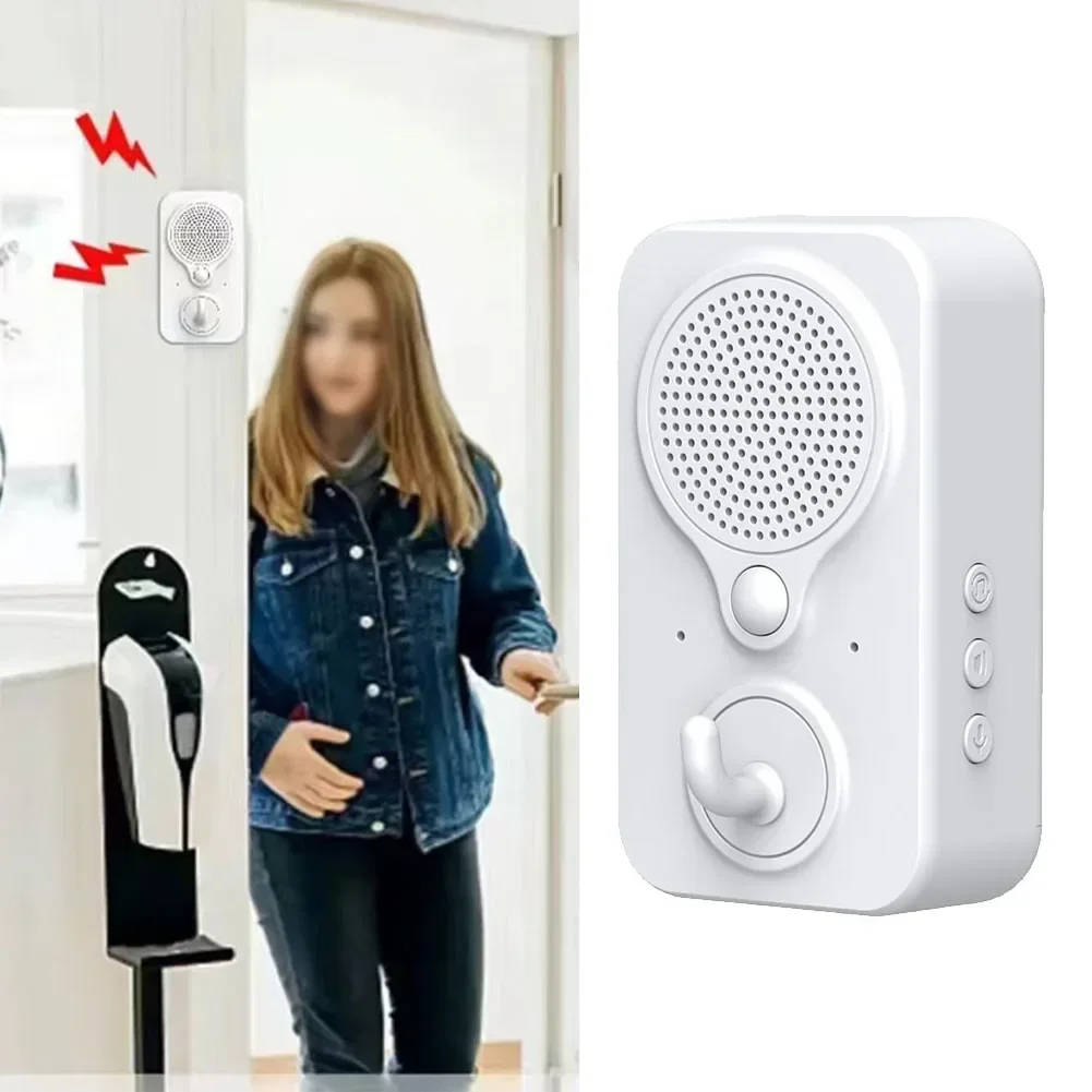 Infrared Wireless PIR Motion Sensor Activated Player Infrared Doorbell Shop Store Welcome Voice Reminder With USB Cable