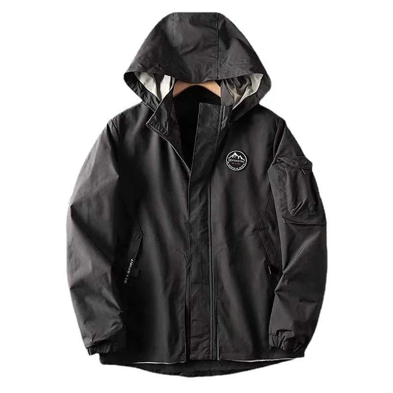 Motorcycle Jacket Men's Luxury Clothing Parkas Winter Jackets Coats Man Work Wear Short Coat Hooded Fashion Mountaineering Cold